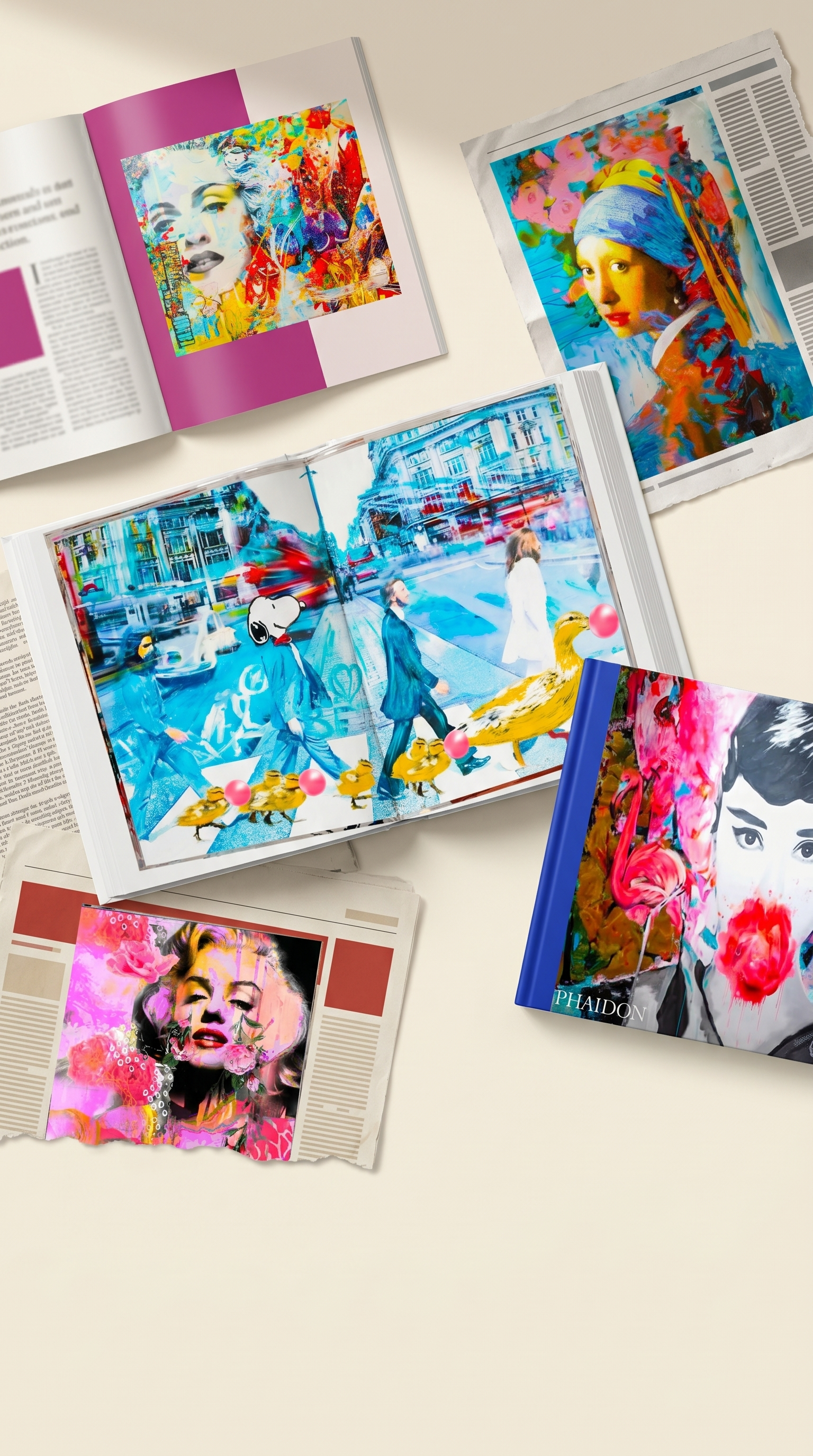 International press features and exhibitions from Dganit Blechner's career since 2008